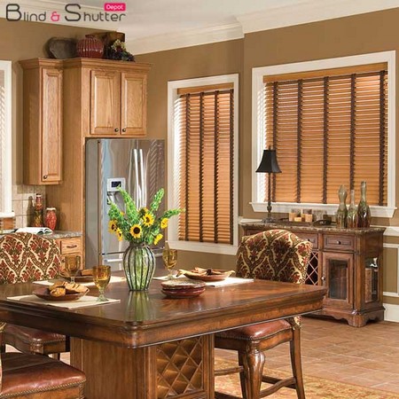 Timeless Window Blinds: Faux Wood and Real Wood Options